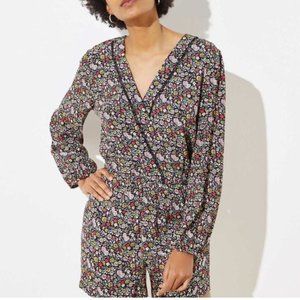 LOFT Floral Romper - S